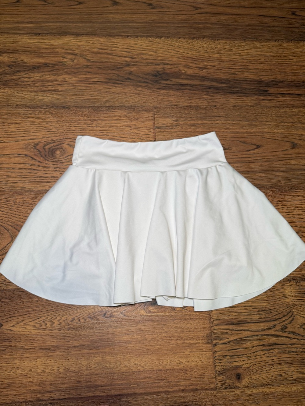 Festival Rave White tennis skirt with built in shorts